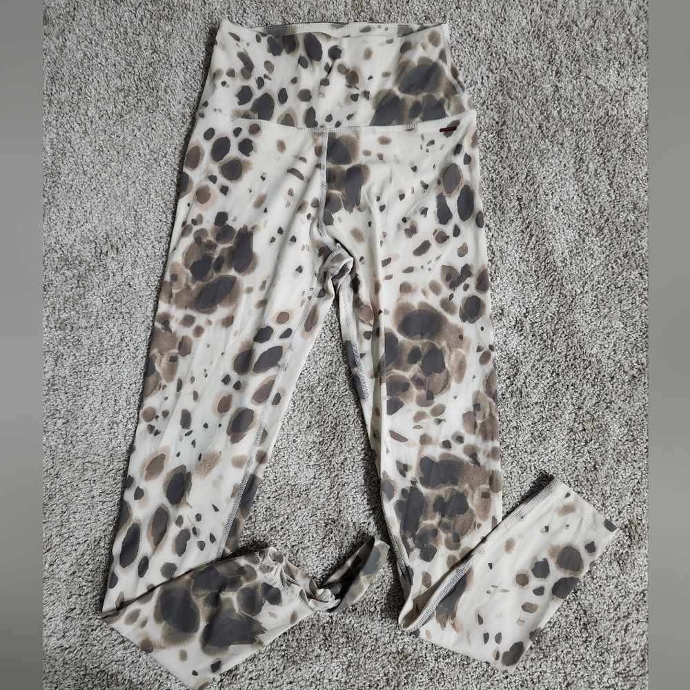 N: PHILANTHROPY Womens‎ Beige Stretch High Waist Leggings | Size S